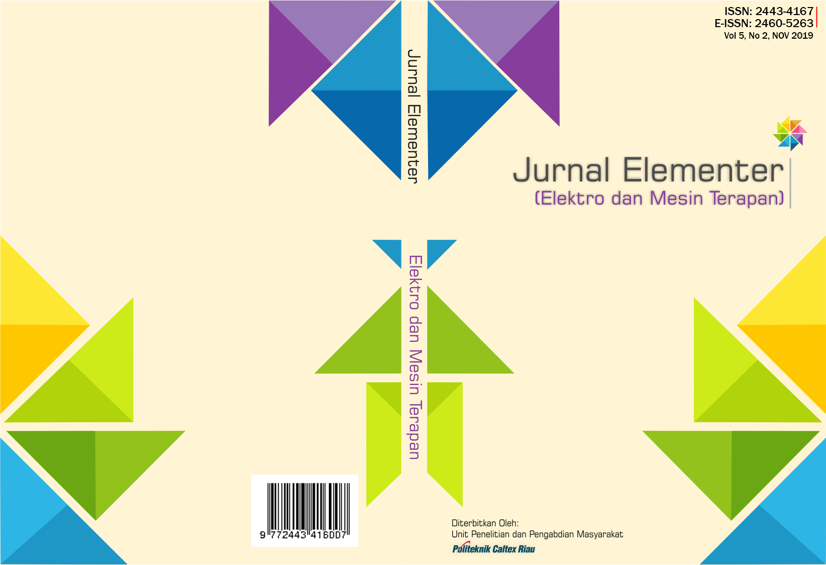 					View Vol. 5 No. 2 (2019): Jurnal Elektro dan Mesin Terapan (ELEMENTER)
				