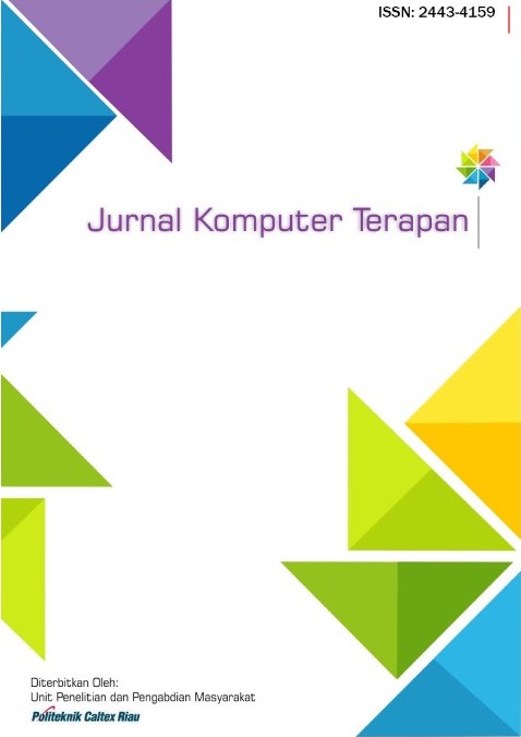 					Lihat Vol 5 No 2 (2019): Jurnal Komputer Terapan November 2019
				